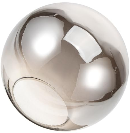 VALICLUD Paralumi per Lampadari in Vetro a Forma di Globo Superficie Liscia, Ricambio per Lampade a Sospensione in Bar e Studio, Design Trasparente Elegante