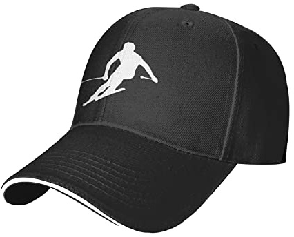 Baseballkeps Skier Skier Skiing Visir Keps Andningsbar Trucker Kepsar Deparative Kepsar Pappa För Klättring Vandring Golf