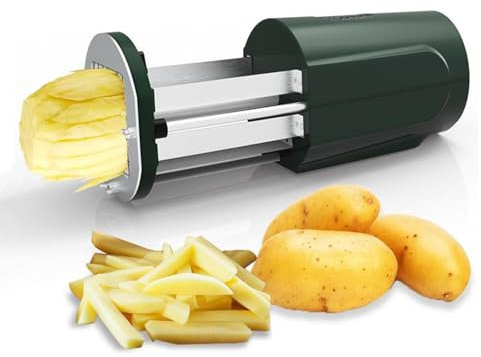 Electric French Fries Cutter - Multi-Function Vegetable Cutter for Commercial Use in Restaurants and Canteens
