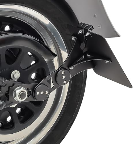 Seitlicher Kennzeichenhalter Kompatibel mit Harley Davidson Fat Boy 08-17 Craftride schwarz