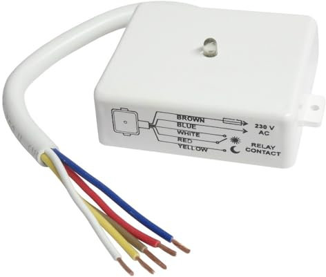 WITTKOWARE 230V~ Dämmerungsschalter-Modul mit Wechsler-Schaltkontakt (3A/230V~)