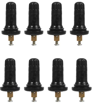Keenso Auto Reifendrucksensor Ventil, 8 Stück Auto Reifen RDKS Gummiventil Ventilstämme Reifendruckkontrollsystem TPMS Sensor Ventilschaft Ersatz für Encreve, Encore, Verano, Regal, Luzerner, Lacrosse
