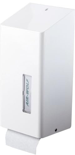 WC-Papierspender für Einzelblätter Omega Edelstahl weiß