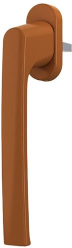 Premium Aluminium Fenstergriff für Kipp- und Schiebetüren, Farbe:Golden Oak RAL 8003, Stiftlänge:45mm