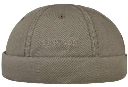 Stetson Ocala Cotton Docker Cap Men Olive 7 1/2-7 5/8