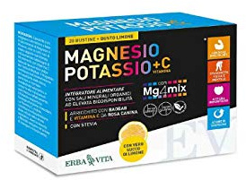 Magnesio Potassio + Vitamina C 20 Bustine Gusto Limone