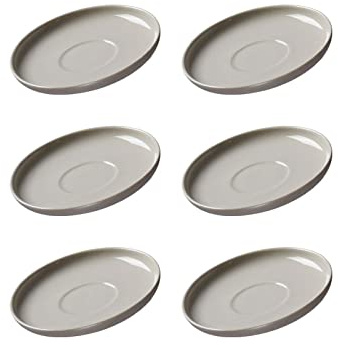Ritzenhoff & Breker - Set di 6 piattini da caffè Jasper, ø 10,5 cm, colore: Terracotta