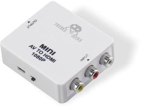 Freaks and Geeks Convertisseur AV vers HDMI pour SNES, MegaDrive, Wii, Game Cube...
