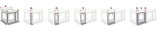 Fiamma Privacy Room F45 Frontwand-Erweiterung Van, 40cm