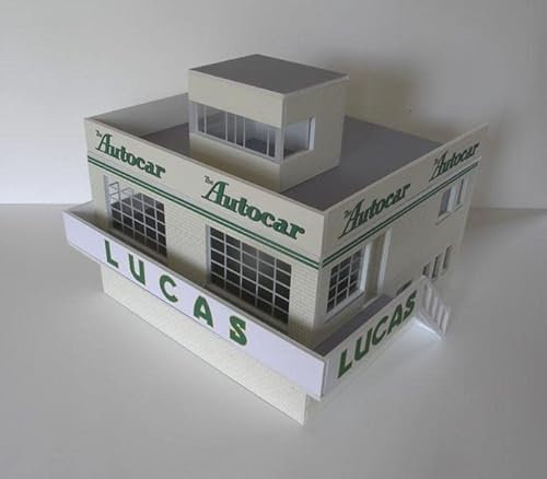 Greenhills Slot Car Building Kit 1950's Goodwood Clubhouse 1:32 Scale MACC827
