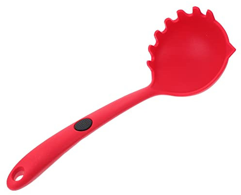 BESTonZON Silikon Nudellöffel Server Antihaft Kochlöffel Für Küche Hitzebeständig Bpa Frei Praktisches Küchenutensil Für Spaghetti Und Pasta
