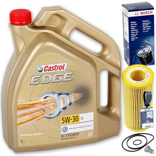 Ölfilter 1457429243 + 5W30 Öl für A3 8P Golf 5 6 Passat 3C