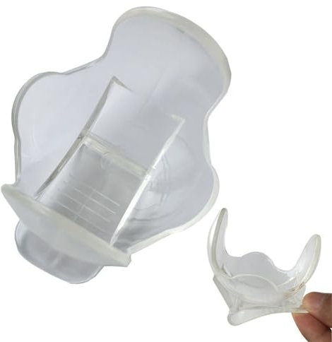 DAZZLEEX Transparenter Tennisball-Taillenclip-Halter, Kunststoff-Tennisball-Clip, Taillenband-Clip-Halter, Sportgeräte für Tennistraining
