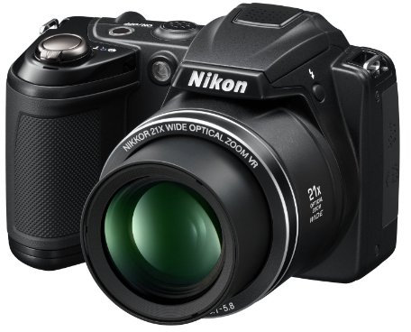 Nikon Coolpix L310 Digital Camera - Black (14.1MP, 21x Optical Zoom) 3 inch LCD (Renewed)