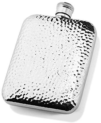 LXYDPZ Flasques pour Alcool pour Femmes et Hommes avec Design martelé – Flasque plaquée et Tunnel – Flacon Vintage – Flacon de 170 ML pour Alcool – Flacon personnalisé