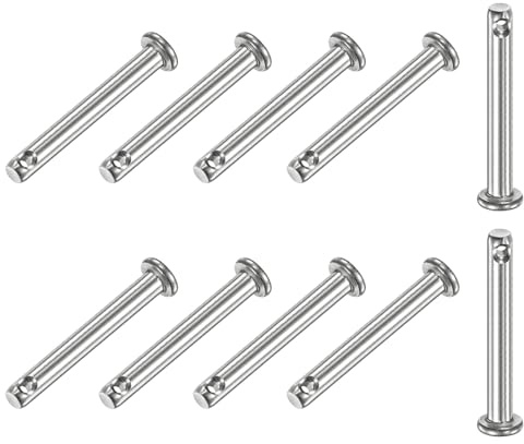 M METERXITY 10Pcs Pasadores de Horquilla de un Solo Agujero M4 x 30mm