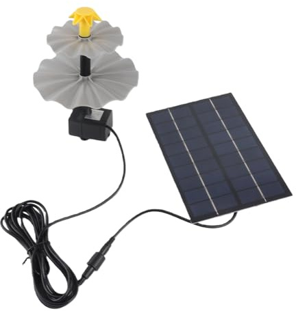 Outdoor Solar Powere Outdoor Solar Pumpe Kit 4W Wate Teichpumpe für Vogelbad Garten Hinterhof Pool Fisch DC 4,5 Bis 10 V mit Solarteich durch On Energy of Elektrizität oder