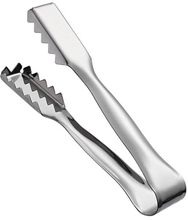 OEBUAFI Pinze per Ghiaccio Pinze per Ghiaccio in Acciaio Inossidabile KTV Bar Utensili da Cocktail per Secchiello per il 6,3x3,0 Pollici per Preparare il caffè Colazione Cucinare