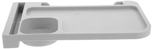 Happyyami Bandeja Plegable y Clip Antideslizante de Pp Portavasos para Reposabrazos de Silla Instalación Rápida para Exterior Adecuado para Viajes Playa y Relax