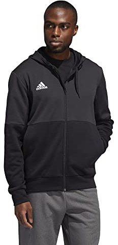 adidas Team Issue Full Zip Jacket Mens FQ0079 Size M Black/White/