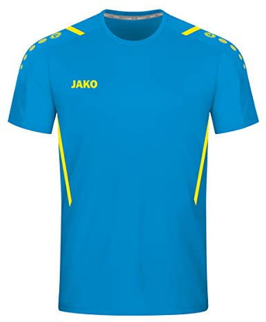 JAKO Herren Trikot Challenge (Kurzarm), Jako-Blau/Neongelb, M