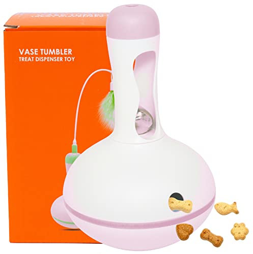Hundespielzeug Wobbler Tumbler mit Süßigkeiten, Farbe rosa - Intelligenz, spielen mit Ihrem Hund