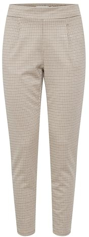 ICHI IHKATE Cameleon PA Pantalones Informales de Negocios, 130907/Sandshell, S para Mujer