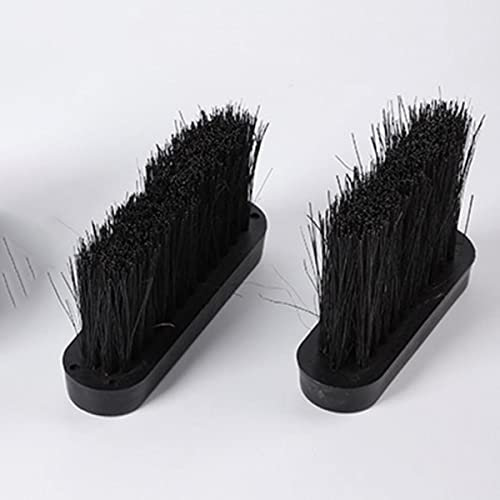 HOHOVYVY 2 Stück Kaminbürste, Kaminwerkzeugbürste, Ersatzbesen für Kaminbürste, rechteckiger Ersatzbürstenkopf, Kaminbesen mit Borsten, (12 x 3,2 x 1,5 cm)