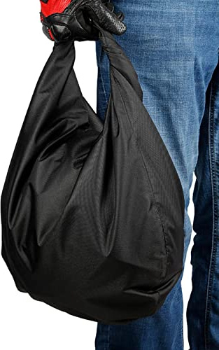 Eventerde Bolsa plegable con cerradura para casco de motocicleta de 30 l con contraseña, bolsa impermeable para casco, bolsa para casco de tela Oxford, impermeable, bolsa para casco de moto, para