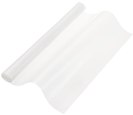 QUARKZMAN 11.8 x 3.9 pies Rollos de Tapete de Silicona para Hornear Resistentes al Calor Tapetes de Repostería Antiadherentes Antideslizantes para Encimeras Blanco