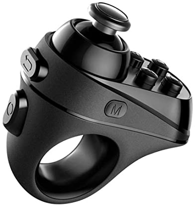 Contrôleur VR Sans Fil, Joystick Joypad Anneau pour Téléphones (Noir)