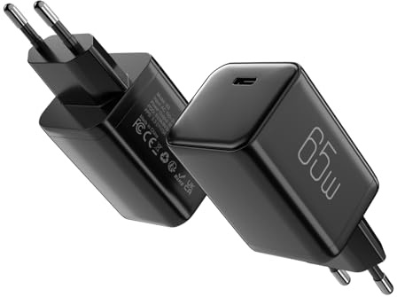 2PCS Kitbox Chargeur USB C 65 W Charge Rapide PD 3.0 PPS Chargeur Adaptateur Prise Type C 65W USBC Charger pour Samsung Galaxy S24/S23+/S23/S22/Note20, iPhone 17/16/15 Pro Max, Pixel 10 9 8 etc