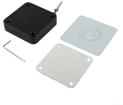 Sistema di chiusura controllato dalla tensione, perfetta aggiunta a cucine, bagni e uffici senza rischi di danni (nero)