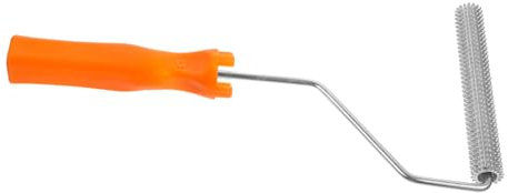 HOMSFOU Antimousse Autonivelant Pour Sols Ciment Outil à Main Avec Picots Pour Éliminer Les Bulles Air Brosse Antimousse