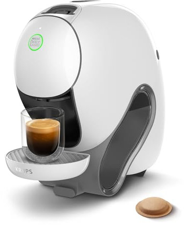 NESCAFÉ DOLCE GUSTO NEO CAFFE - Macchina da caffè KRUPS per Cialde Compostabili - Tecnologia Brevettata SmartBrew 3-In-1 - Macchina da caffè connessa - Caffè nero, KP830110