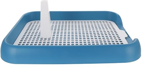 MOTHNUR Toilette per Cani in Plastica Antiscivolo con Rigida per Cucciolata e Cani di Media Taglia Design Colonna per Abitudini Naturali Rinforzato Antiperdita Urina Materiale PP