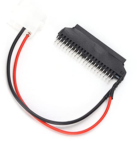 Zerodis Connecteur de Périphériques de Bureau à 40 Broches IDE pour Ordinateur Portable et Support de Disque Dur de Bureau Utilisateurs Adaptateur IDE 44 Broches PVC