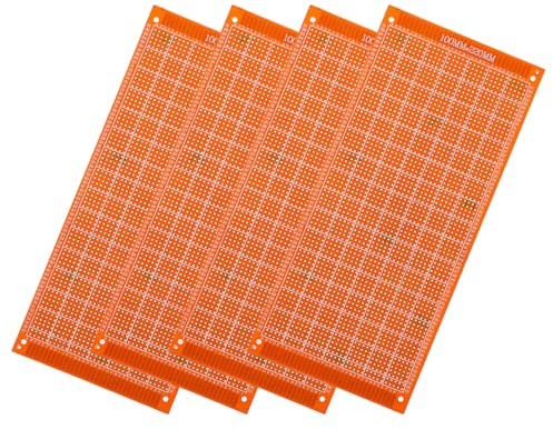 Milisten 4pcs Pcb Breadboard Circuit Boards for Electronic Experiment Prototyping Soldering Insulated Project Boards for DIY Electronics