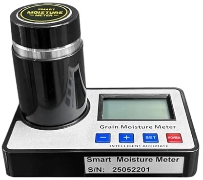 Getreide-Feuchtigkeitsmesser, Kaffeebohnen-Getreide-Feuchtigkeitsmesser for 19 Arten von Getreide, Hygrometer, Feuchtigkeitstester, Weizen-Reis-Getreide-Feuchtigkeitsdetektor