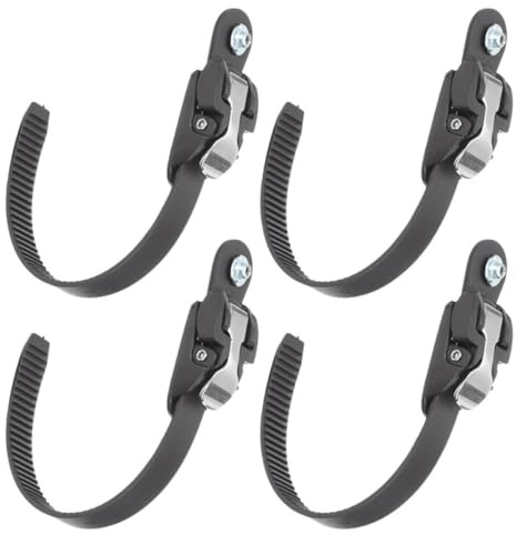 Milisten Roller Skate Buckle Straps Replacement 4Pcs Plastic Adjustable Straps for Ice Hockey Skates Boys and