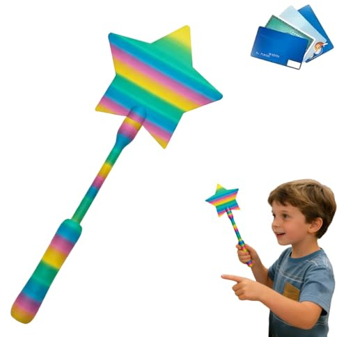 Hlayshing Bacchetta Magica Carta di Credito,Porta Carte di Pagamento Contactless,Bacchetta Stampata in 3D,Regalo Divertente E Funzionale per Pagare Feste di Magia,Adolescenti,Adulti E Bambini