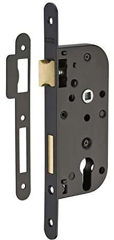 Serrure à larder à cylindre axe 40 mm Thirard - Bouts ronds - Sans cylindre