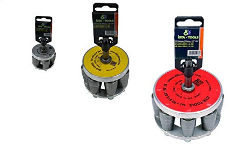 SDS-Plus Rohraufweiter, Muffenzieher, Expander, in DN 50, DN 60, DN 76, DN 80, DN 87, DN 100, DN 120 für Dachdecker Klemptner (DN60 + DN80 + DN100)