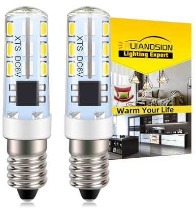 Ruiandsion E10 LED Bulbs,6V White Light 24SMD 3014 LED Bulb Replacement for Flashlight, Headlight, Torch, Camping Lantern - Upgraded Brightness, Long Lifespan,2-Pack