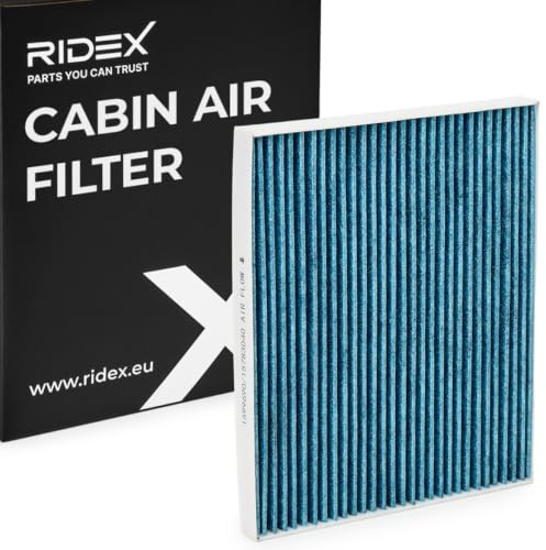 RIDEX 424I0497 Innenraumfilter Pollenfilter Höhe: 22 Breite: 268 Länge: 222 Kompatibel mit OPEL Corsa D Schrägheck S07 Corsa E Schrägheck X15 Adam M13, FIAT GRANDE PUNTO 199 PUNTO EVO 199