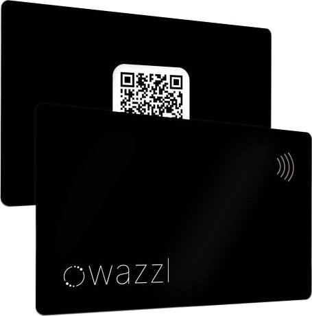 Smartcard black - Digitale Visitenkarte mit QR-Code (Profil) NFC