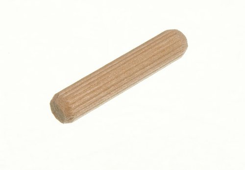 One Stop DIY 48 x Holzdübel aus Hartholz, gerillt, M6 x 30 mm