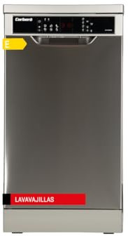 Corberó CLVV4522X Lavavajillas Gama Plus 45 cms. 10 C., 6 Prog., Display LED, Inox, Inicio Diferido, Función 3 en 1, Inicio-Pausa, Filtro Acero Inoxidable, 49 Db, E. energética E