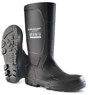 Dunlop Protective Footwear unisex JobGUARD byggstövel, svart, 40 EU, Svart, 45 EU