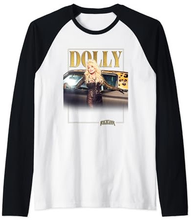 Dolly Parton Rockstar Doré Manche Raglan